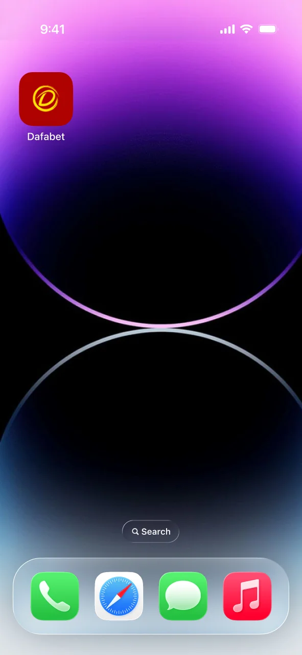 Wait a few moments for Dafabet to install successfully.