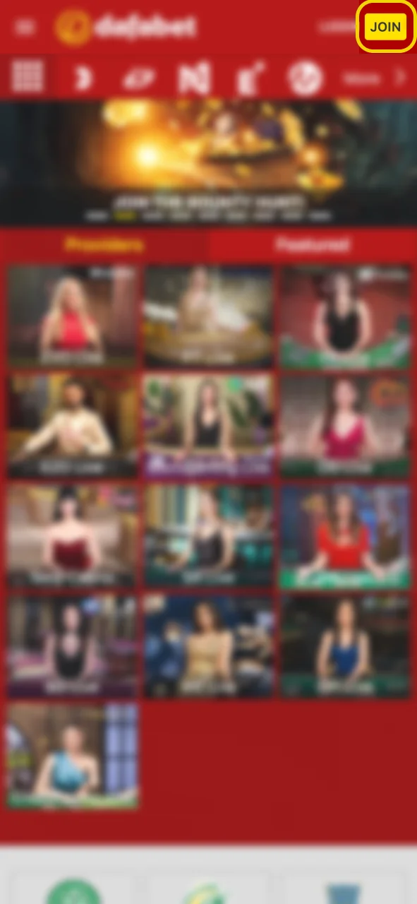 Create an account at Dafabet and make your first deposit to start playing.