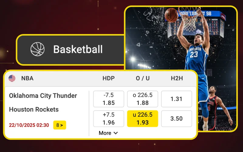 Explore Dafabet Basketball page for odds, markets, and exciting promos.