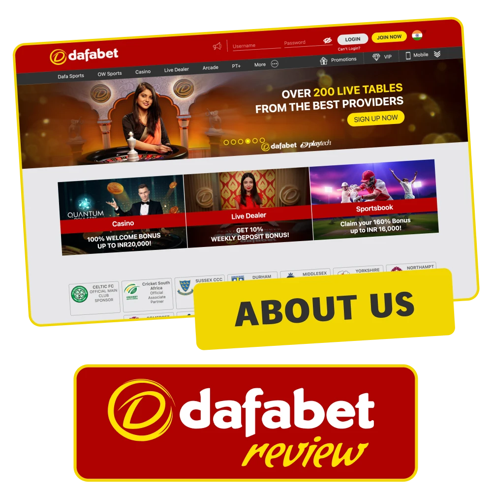 Bet on sports and enjoy casino games with Dafabet India promotions.