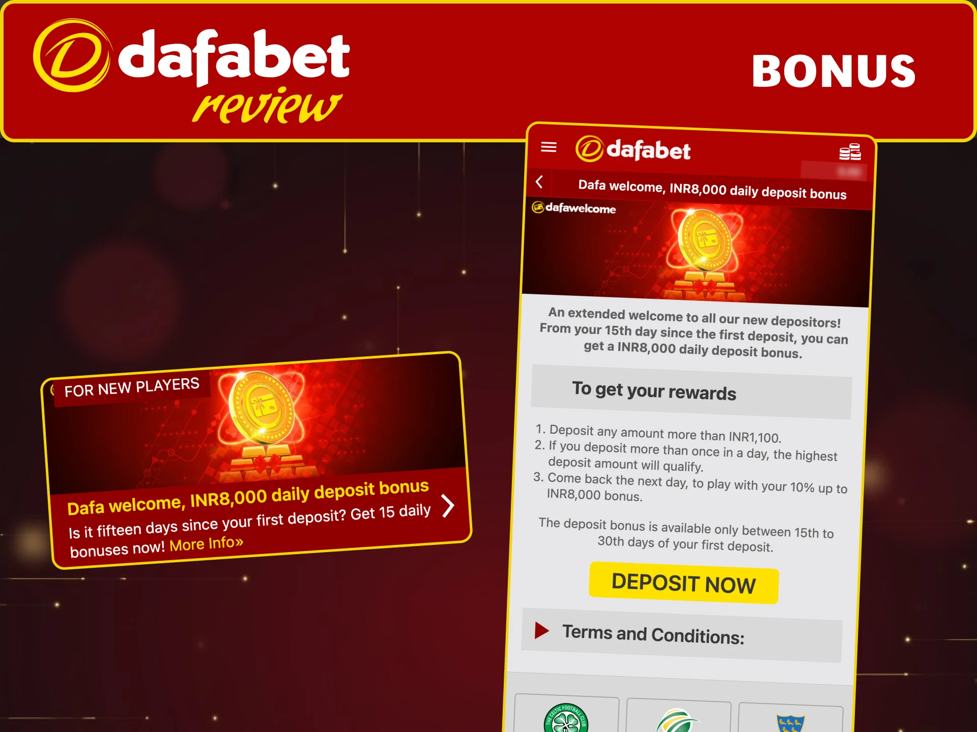Start at Dafabet Casino with bonus for new mobile players.