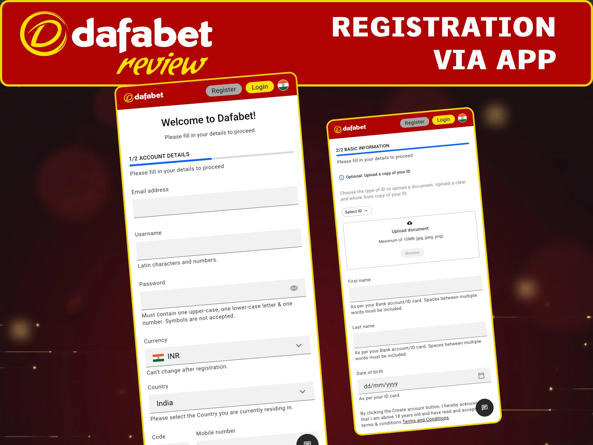 Create your Dafabet account in minutes and enjoy betting anywhere.