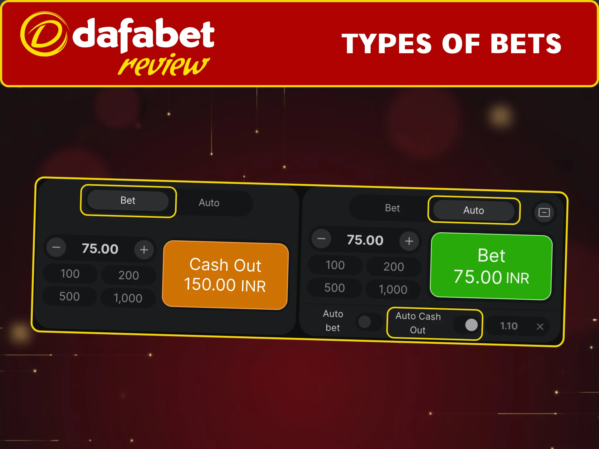 Set auto-cashout in Dafabet Aviator to secure wins at your chosen multiplier.
