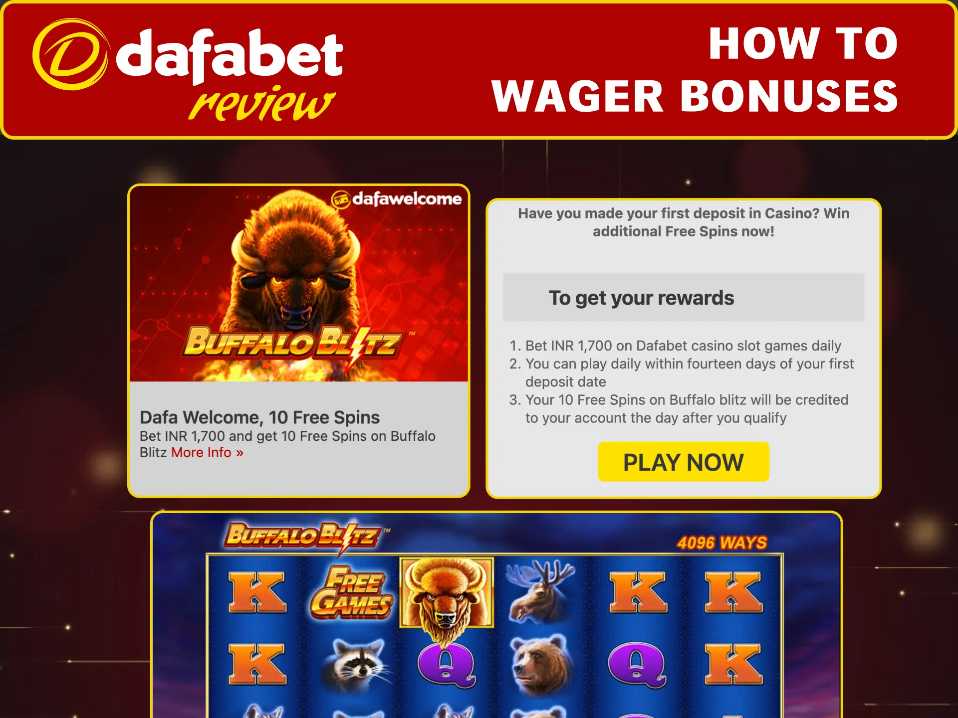 Complete Dafabet wagering requirements and turn your bonus into real funds.