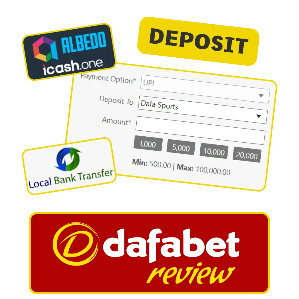 Learn how to make a deposit at Dafabet.