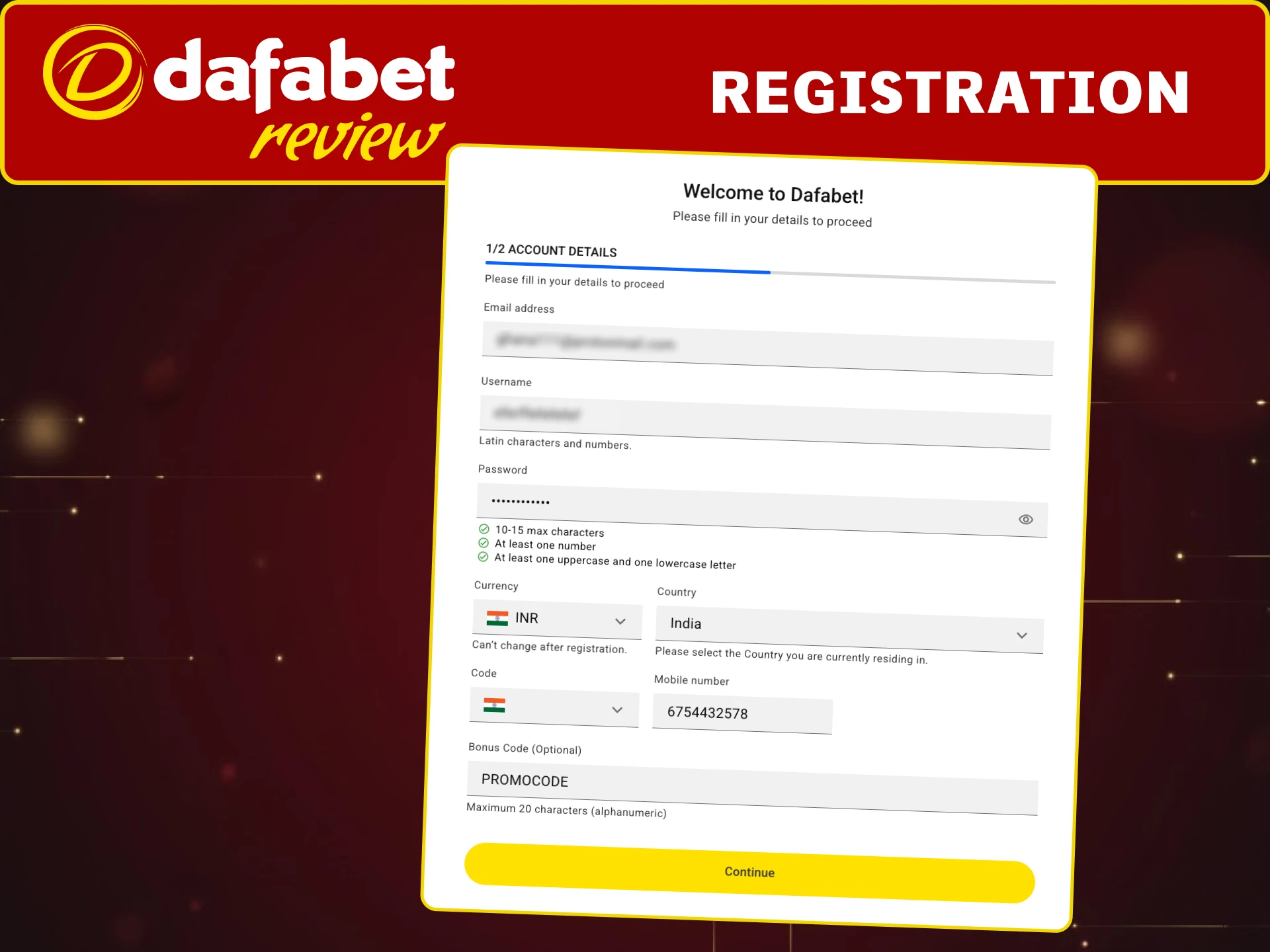 Register at The Dafabet Casino and play slots, baccarat and roulette.